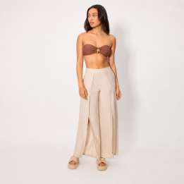 Pantalone Lungo Con Spacco Ysabel Mora