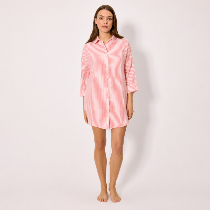 Camicia Lunga Donna In Cotone Ysabel Mora