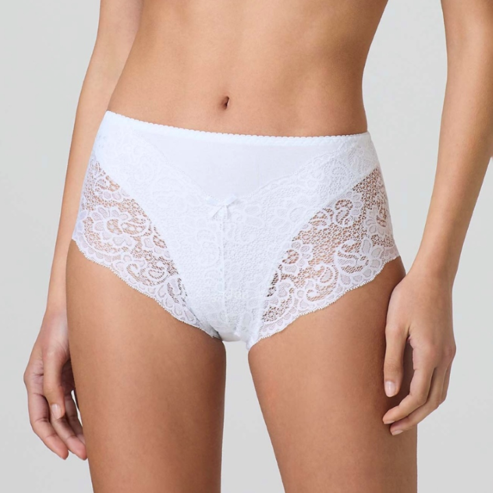 Slip Donna Midi In Cotone Modal E Pizzo Jadea