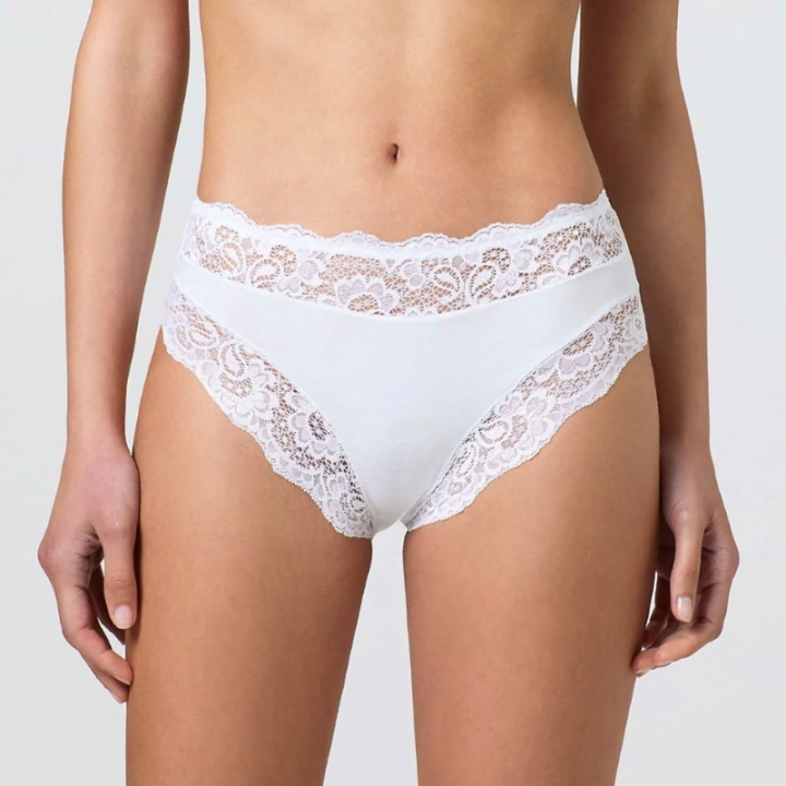 Slip Donna In Cotone Modal E Pizzo Jadea