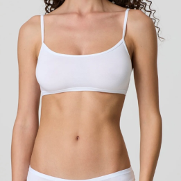 Brassiere Con Spalline In Cotone Modal Jadea