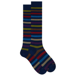 Calza Lunga Uomo Cotone Righe Pari Royal Gallo